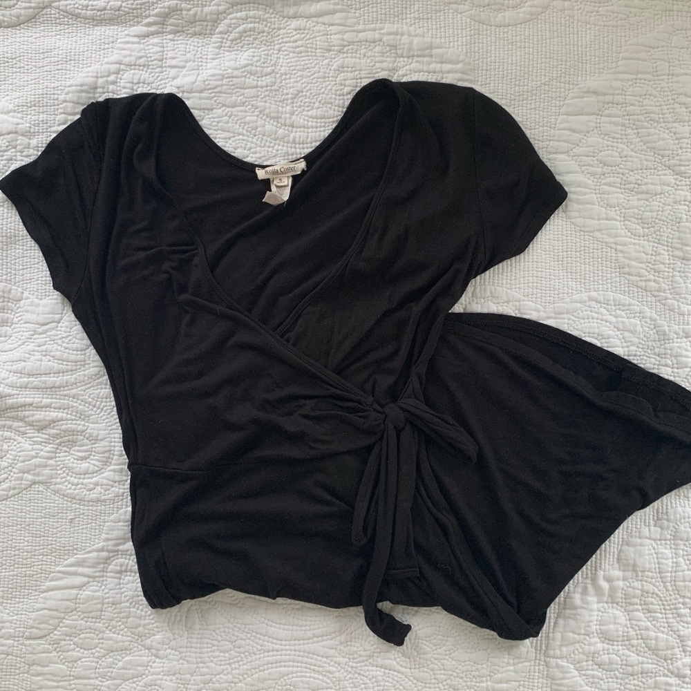 Black Wrap Dress Size Small